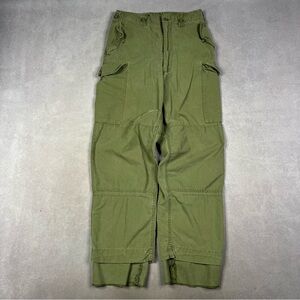 Vintage Olive Utility Cargo Pants 1998 Army Military